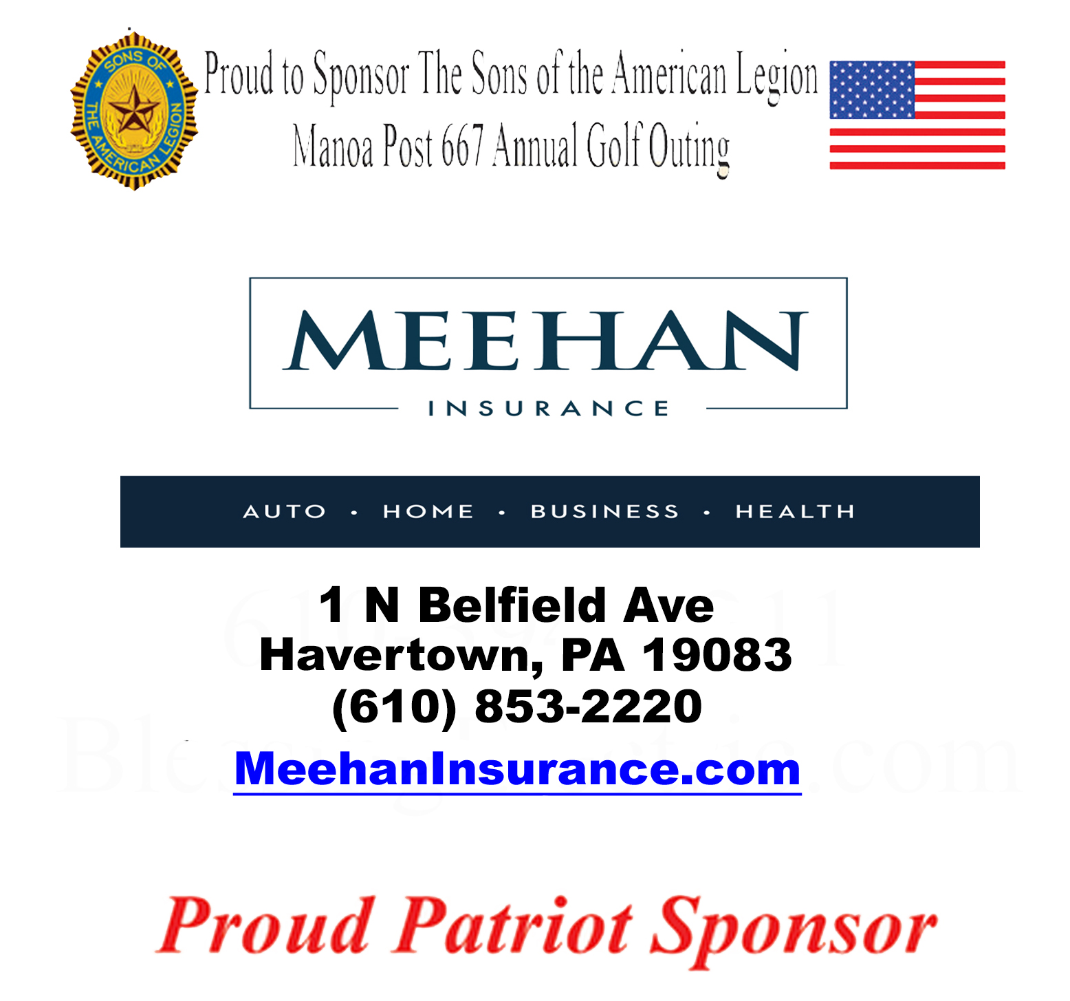 Meehan sponsor